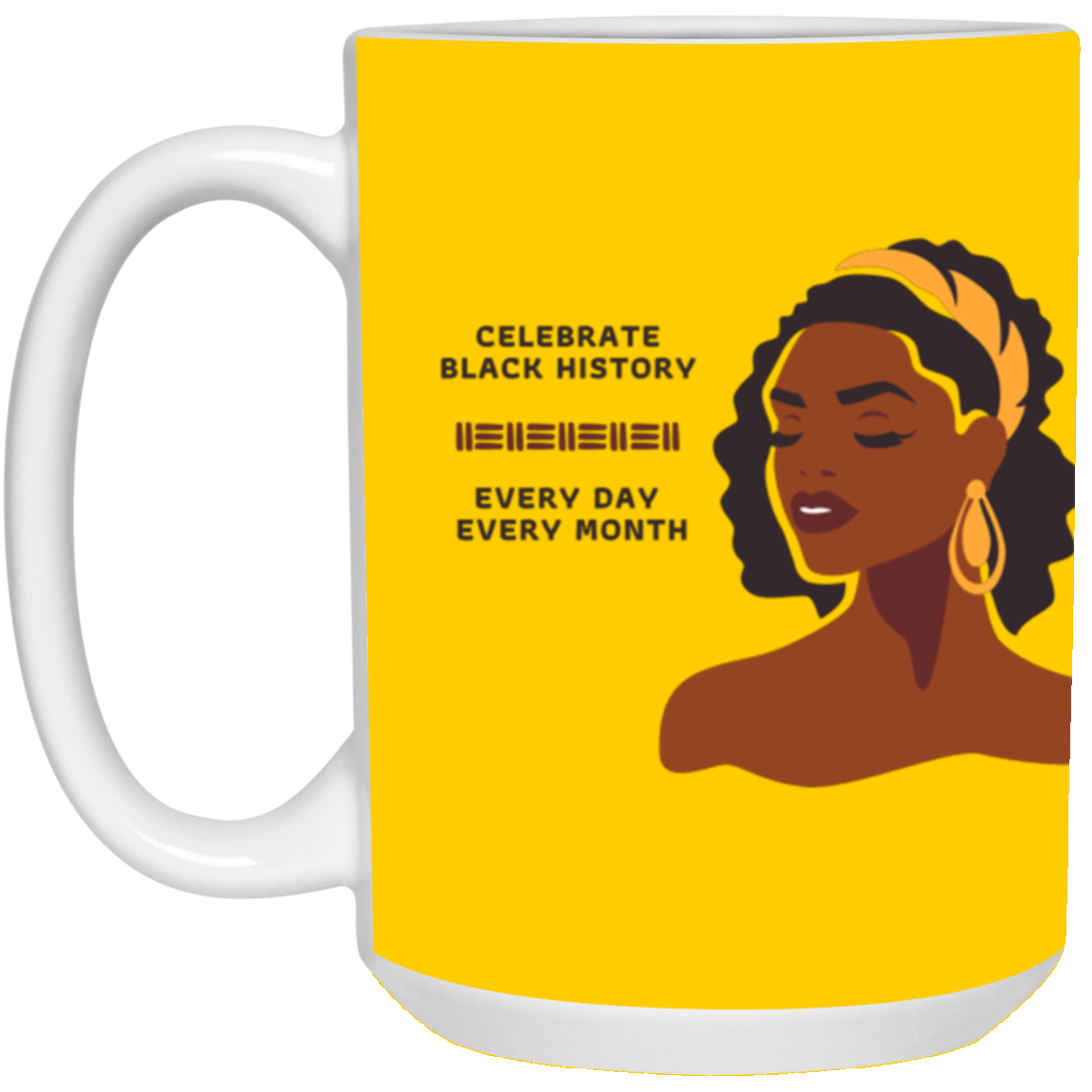 "Celebrate Black History" 15oz White Mug