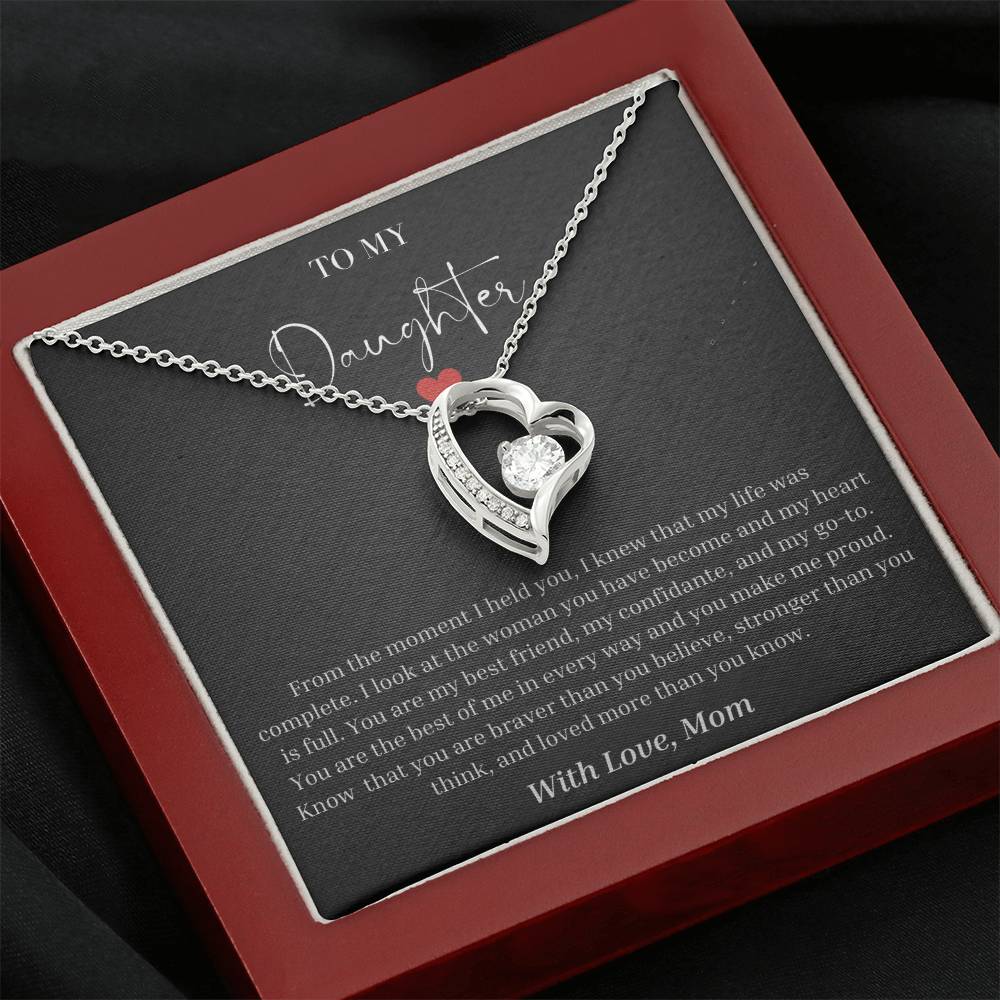 "To My Daughter" Forever Love Necklace