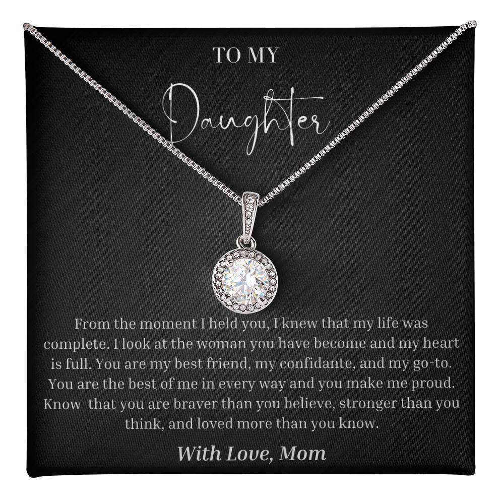 To My Daughter "The Best of Me" Hope Necklace