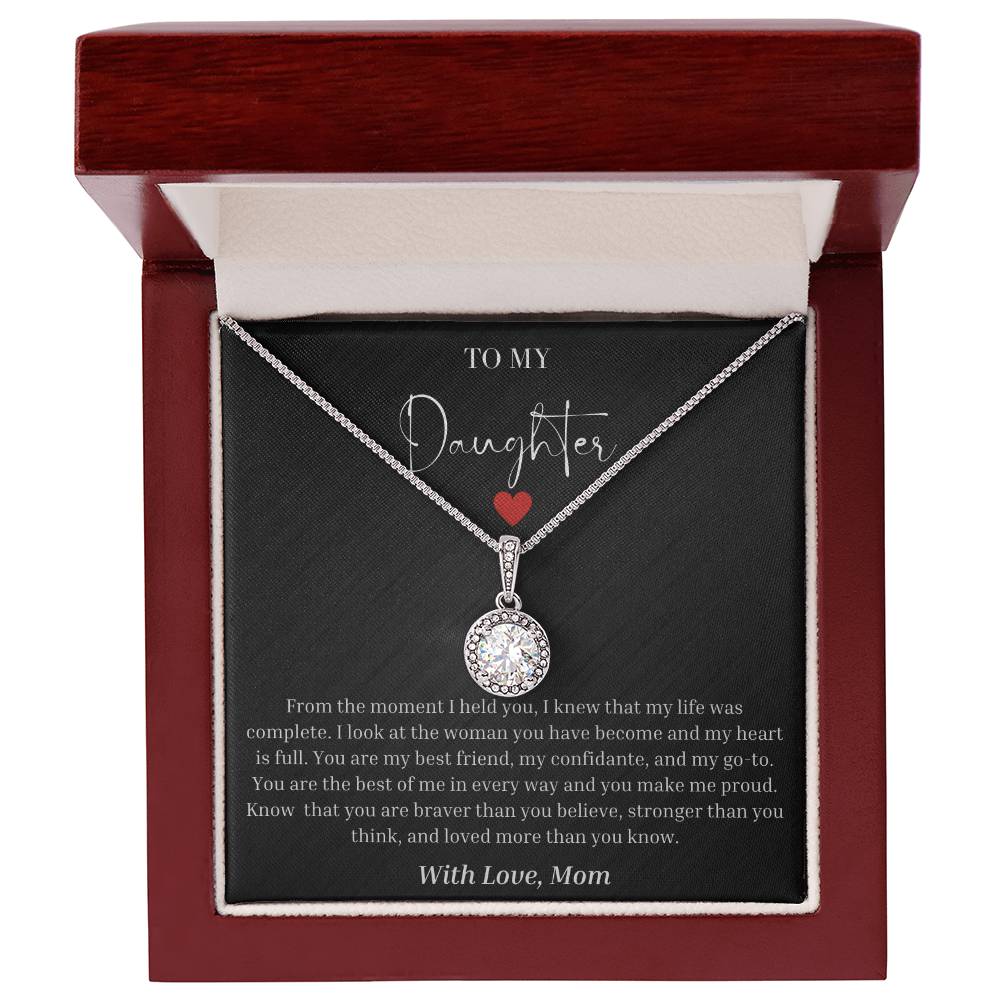 To My Daughter "You are the Best of Me" Eternal Hope Necklace