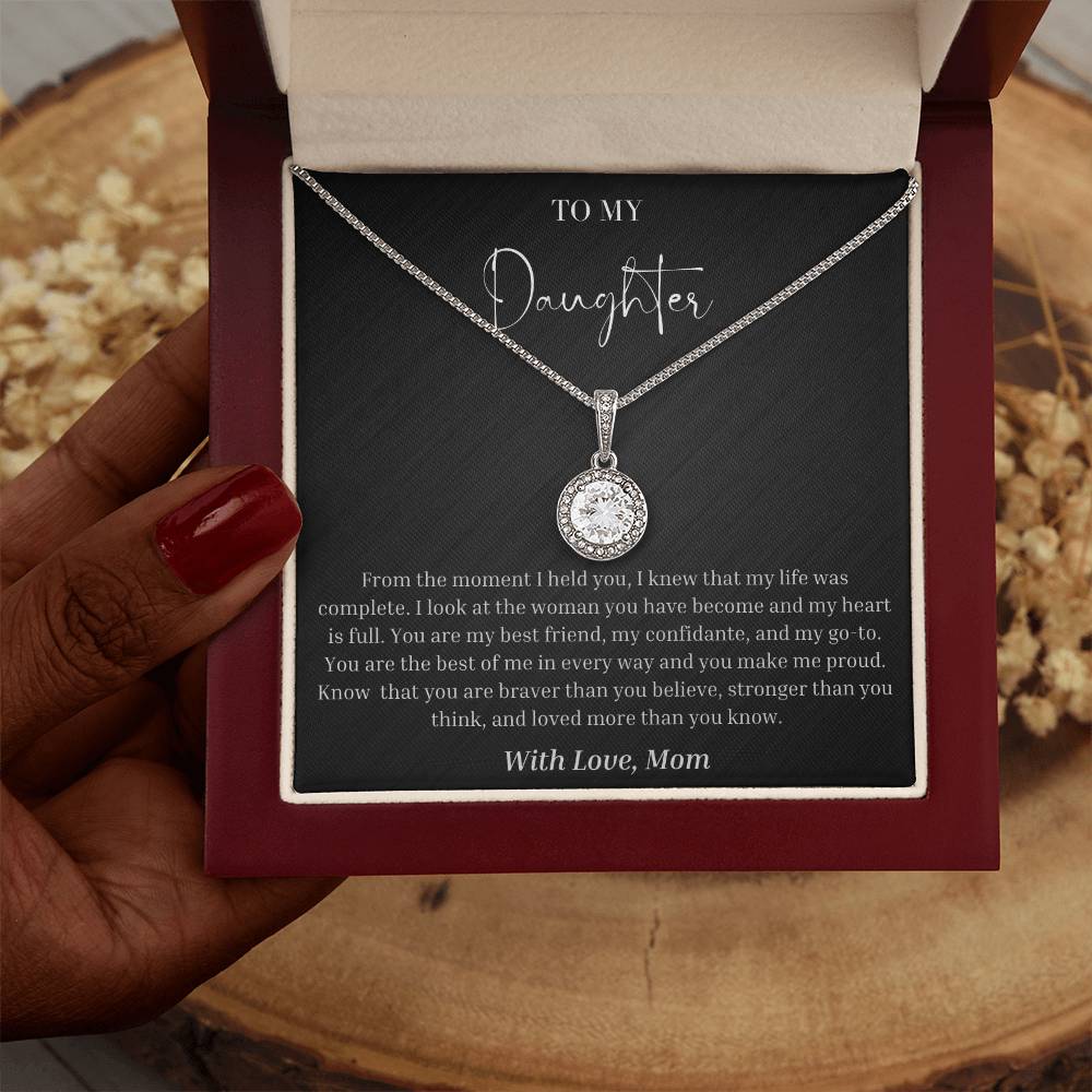 To My Daughter "The Best of Me" Hope Necklace
