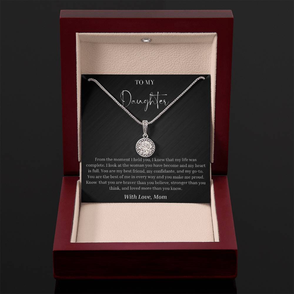 To My Daughter "The Best of Me" Hope Necklace