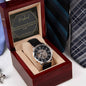 Men's Openwork "Wife's Love Statement" Watch