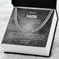 To My Man "Love You Always" Cuban Link Chain