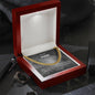 To My Man "Love You Always" Cuban Link Chain