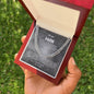 To My Man "Love You Always" Cuban Link Chain