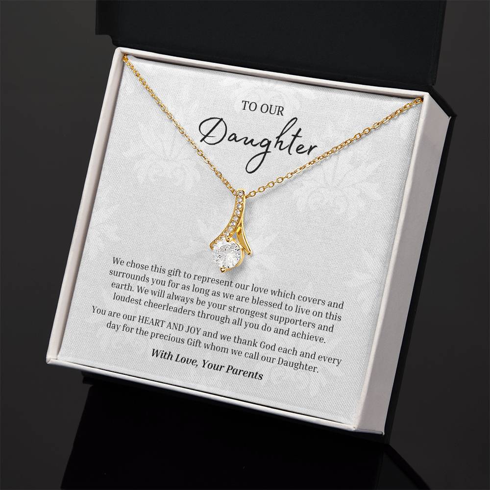 "To Our Heart and Joy" Allure Necklace for Our Daughter