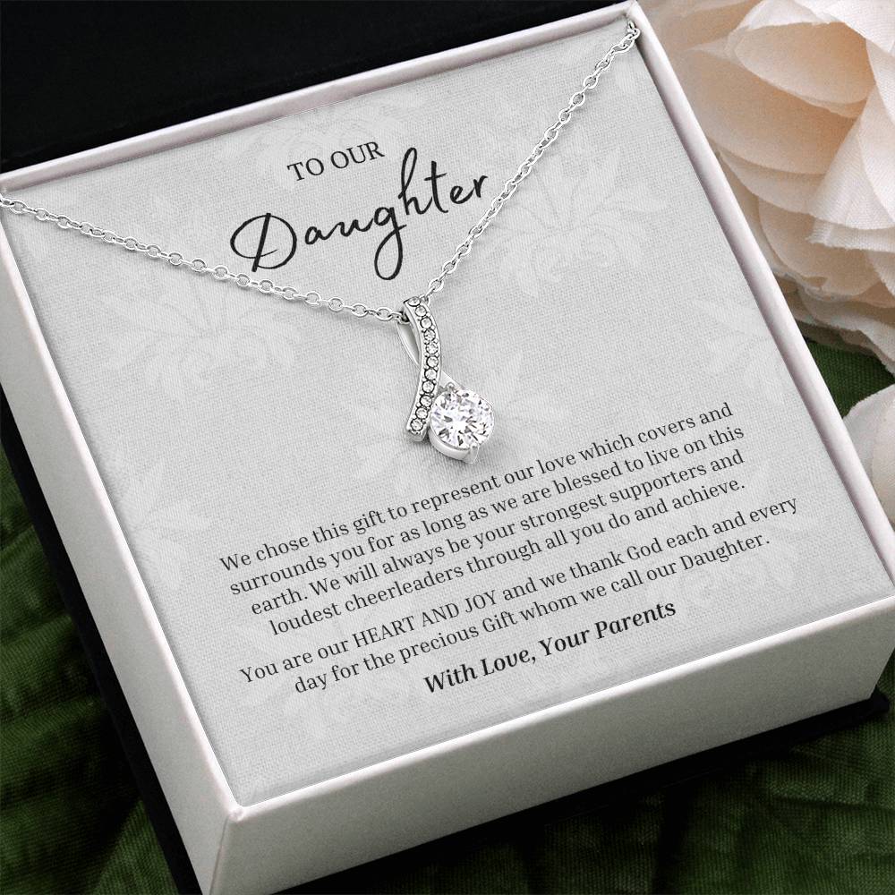 "To Our Heart and Joy" Allure Necklace for Our Daughter