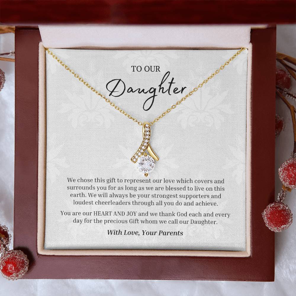 "To Our Heart and Joy" Allure Necklace for Our Daughter