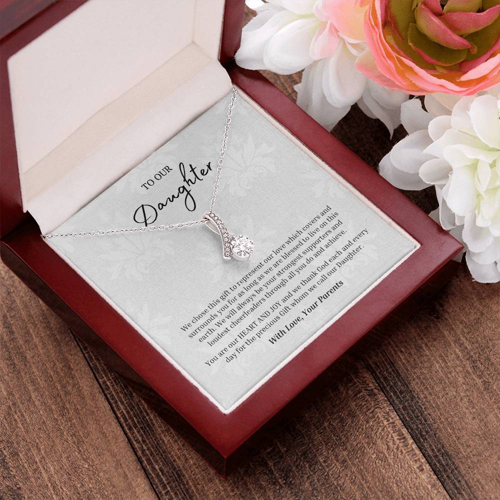 "To Our Heart and Joy" Allure Necklace for Our Daughter