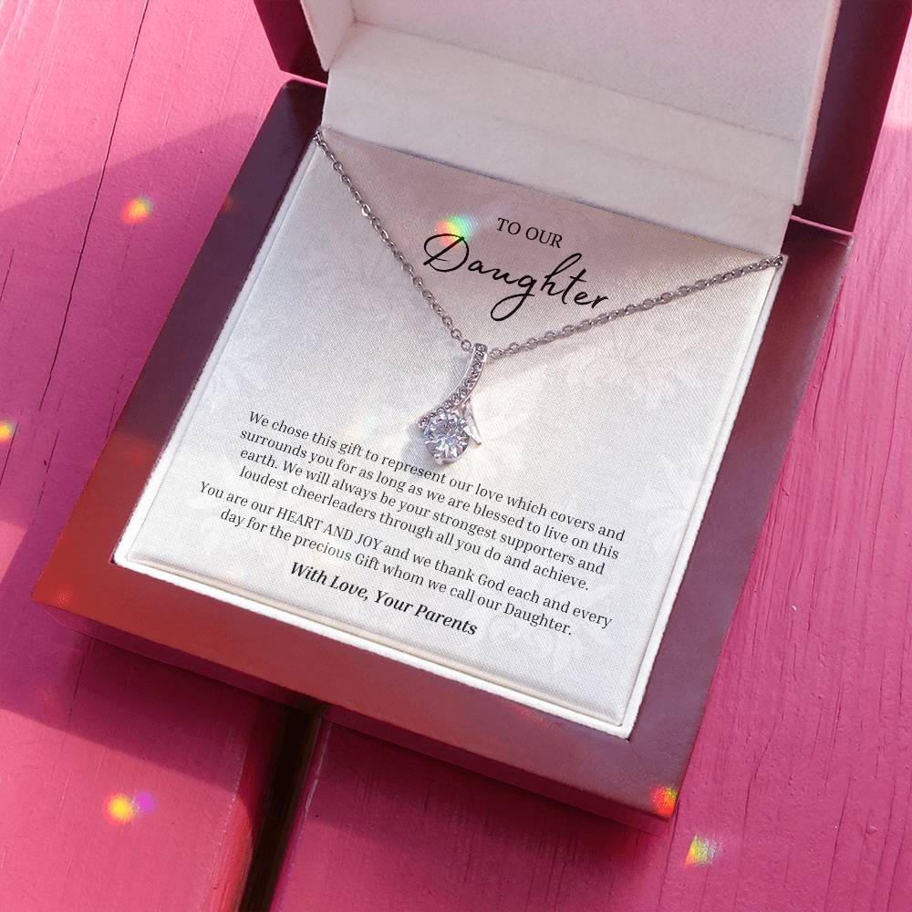 "To Our Heart and Joy" Allure Necklace for Our Daughter