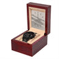 Black Chronograph "Time Stopped for a Moment" Watch