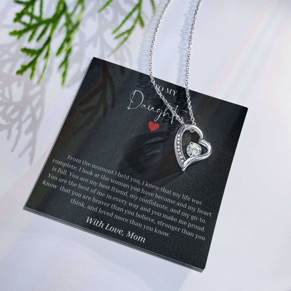 "To My Daughter" Forever Love Necklace