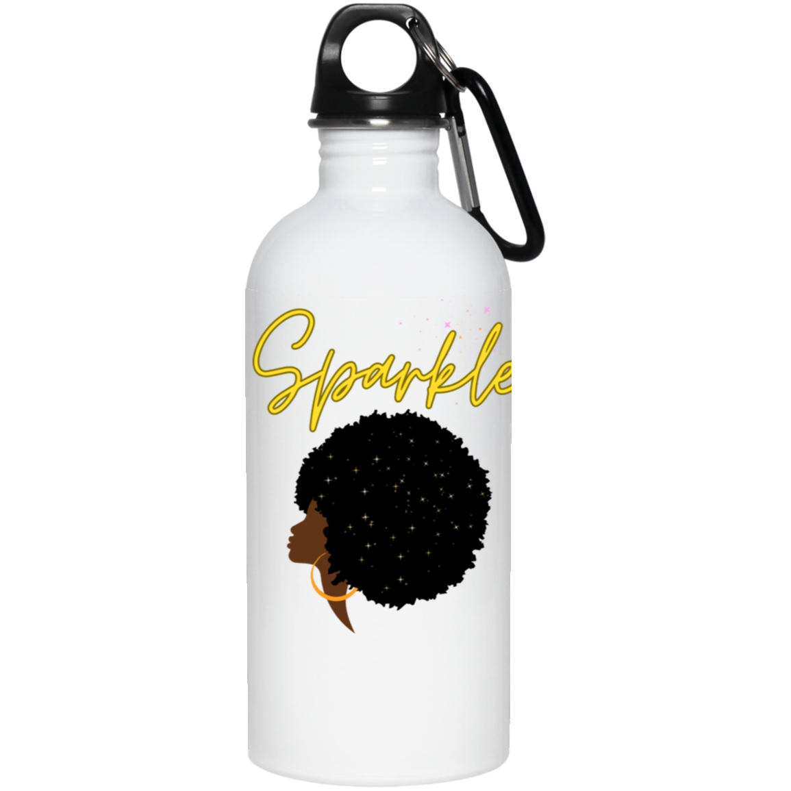 "Sparkle" 20 oz. Stainless Steel Water Bottle