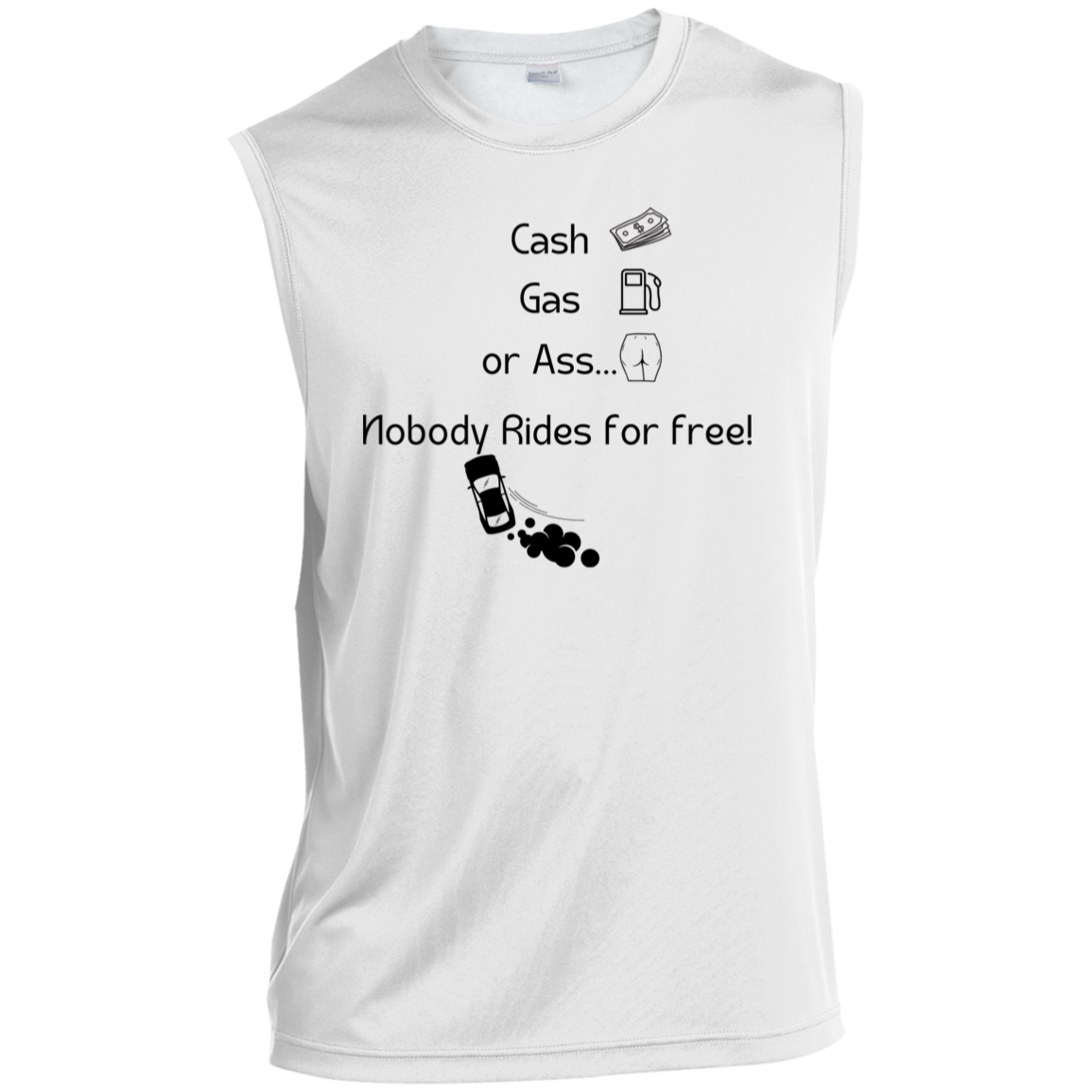 3.8 oz. Men’s Sleeveless Performance Tee with Graphics