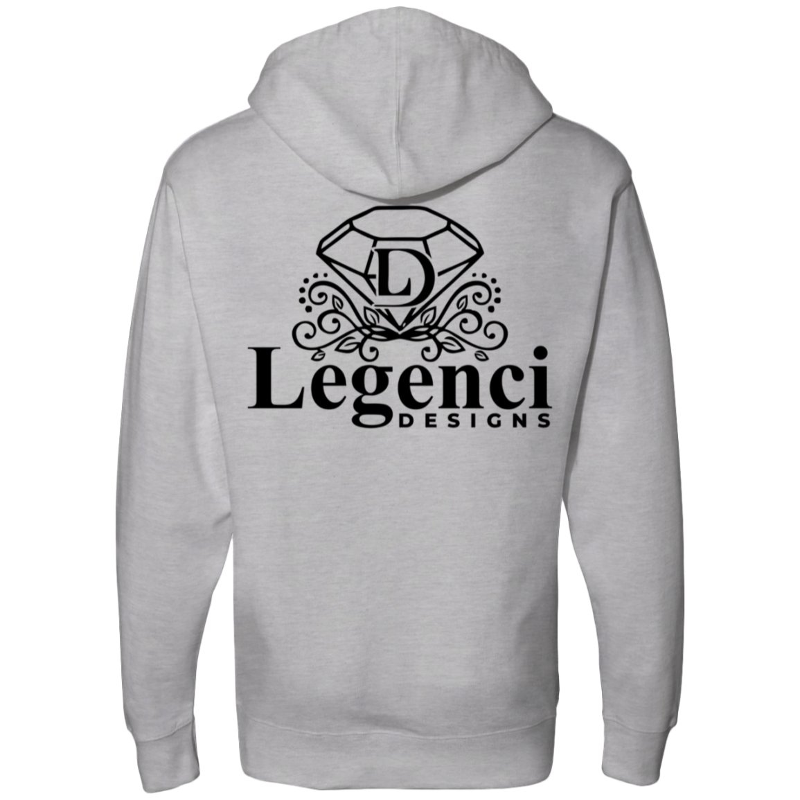 "Legenci Designs Logo" Fleece Hoodie