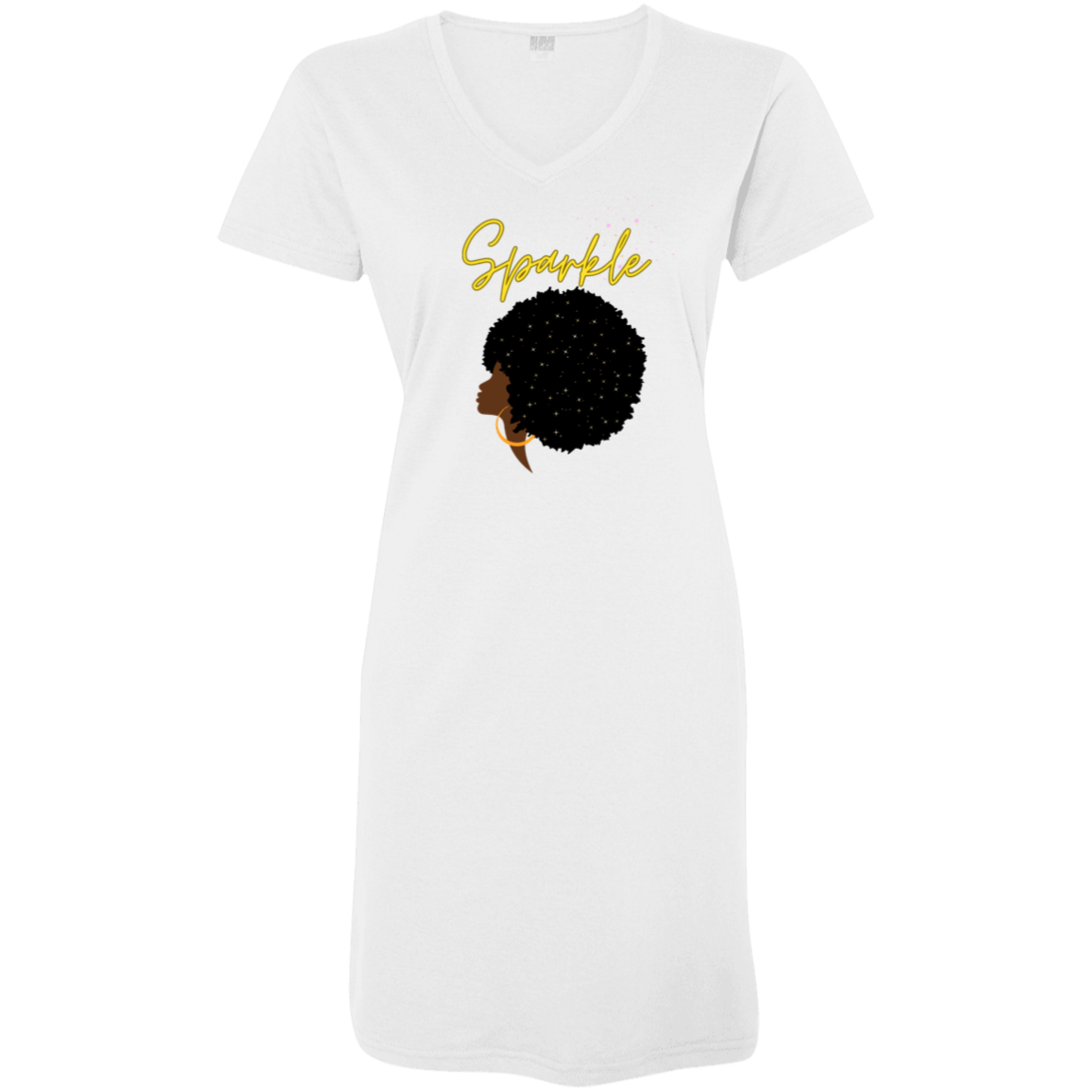 "Sparkle" Ladies' V-Neck Fine Jersey Cover-Up
