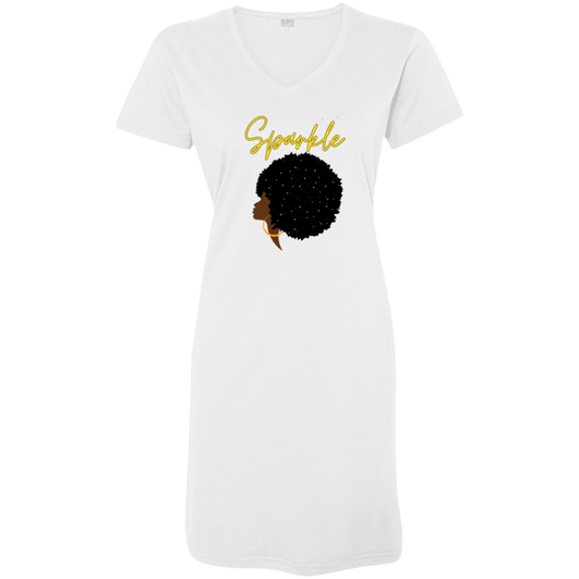 "Sparkle" Ladies' V-Neck Fine Jersey Cover-Up
