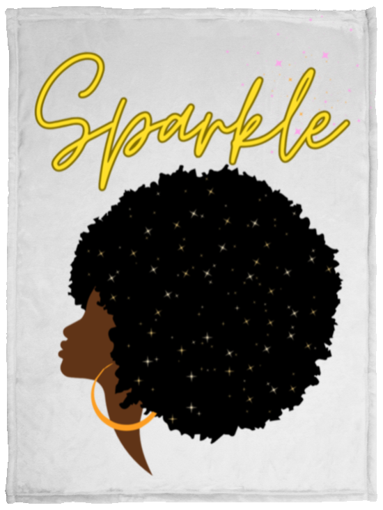 "Sparkle" Cozy Plush Fleece Blanket - 30x40