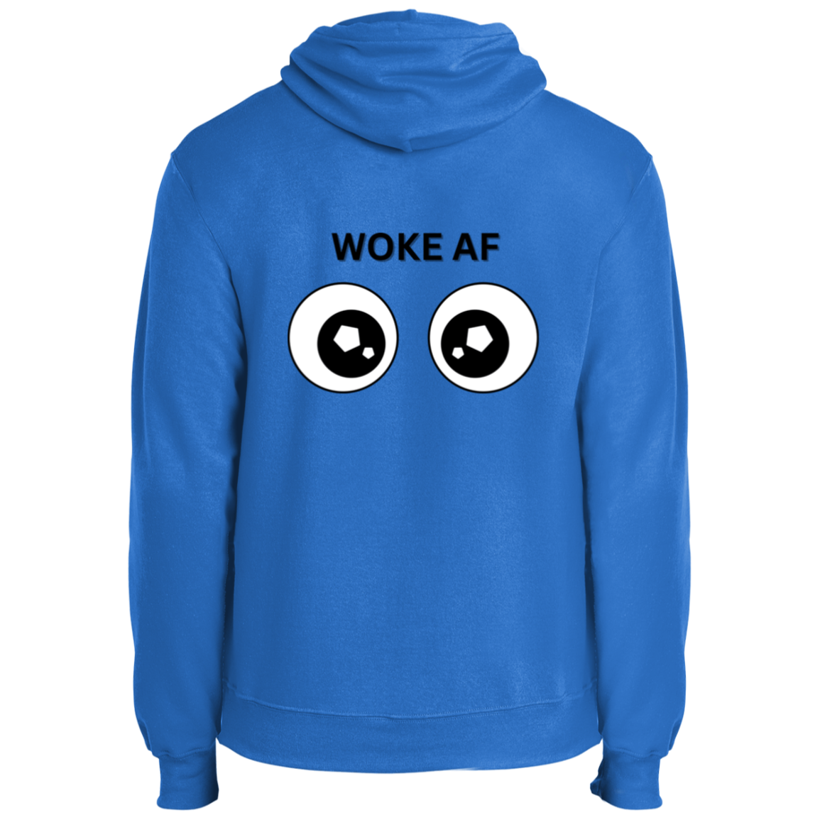 7.8 oz. "Woke AF" Fleece Pullover Hoodie