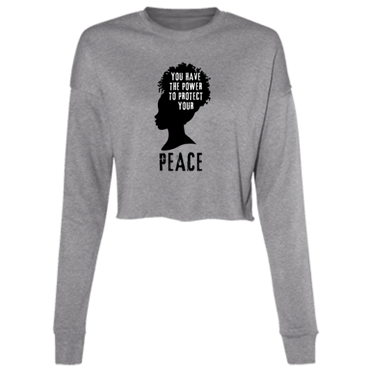You have the Power..." Cropped Fleece Crew