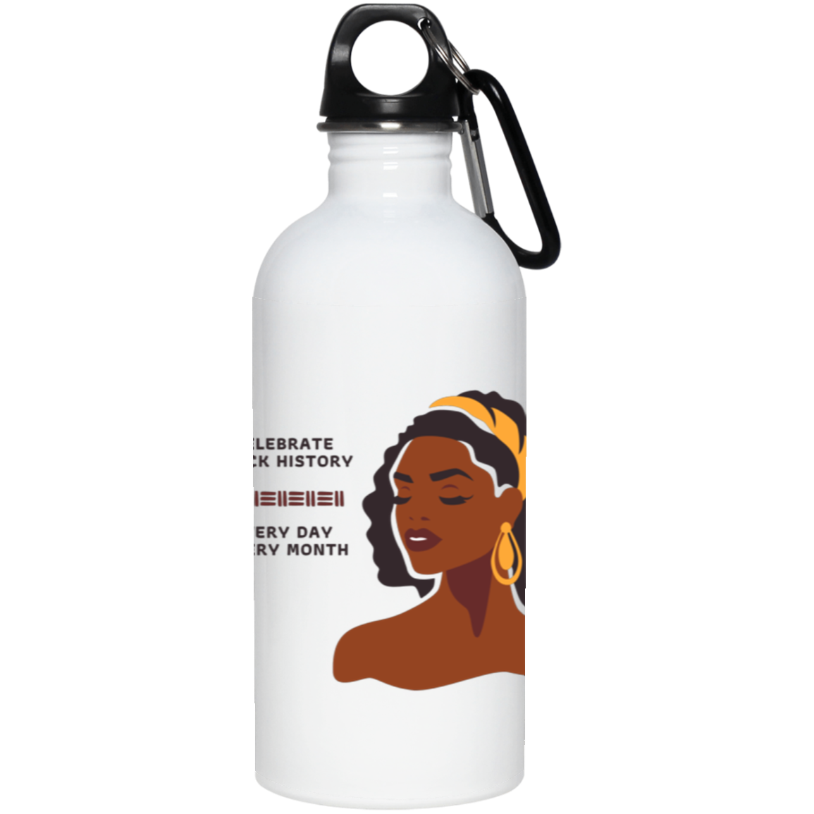 "Celebrate Black History" 20 oz. Stainless Steel Water Bottle