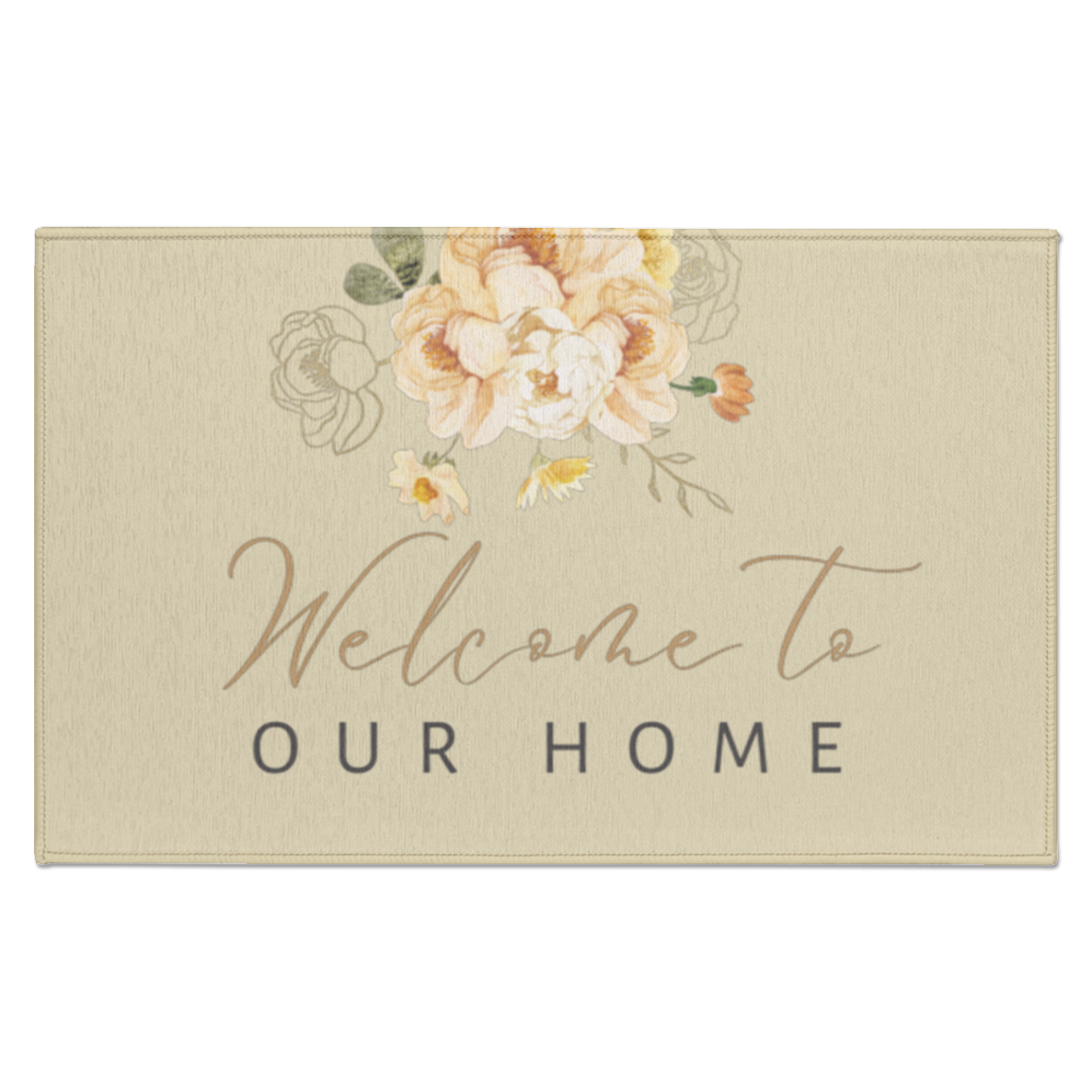 Indoor Doormat "Welcome to Our Home"
