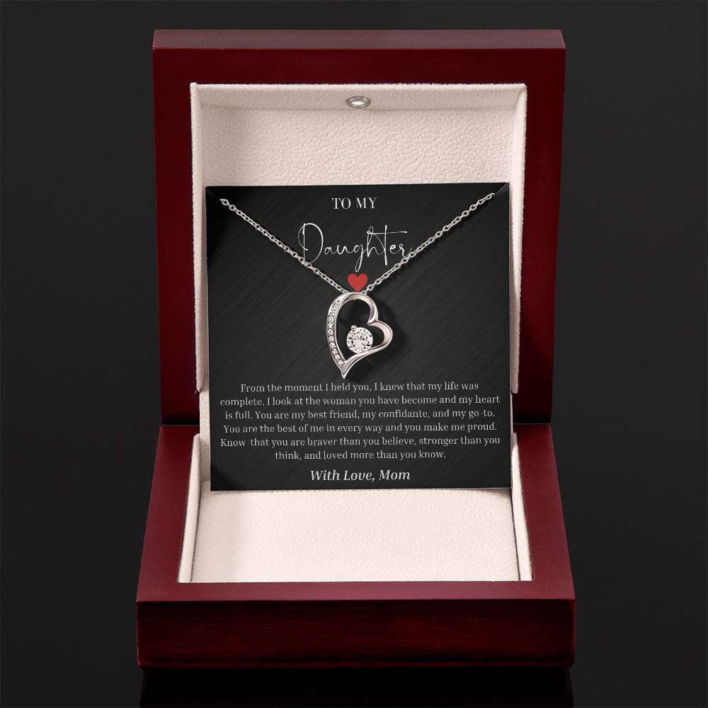 "To My Daughter" Forever Love Necklace