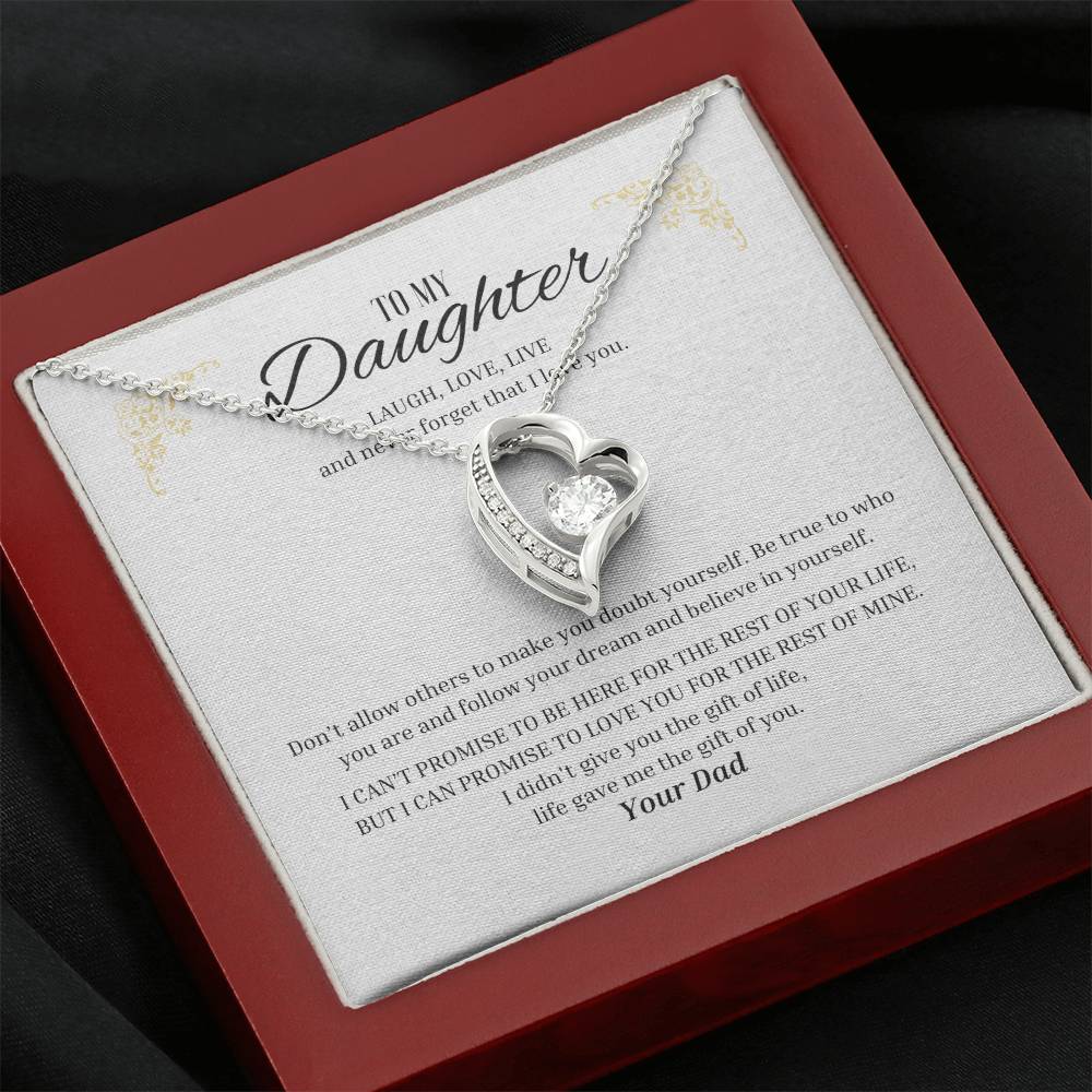 Forever Love "Laugh, Love, Live - From Dad" Necklace