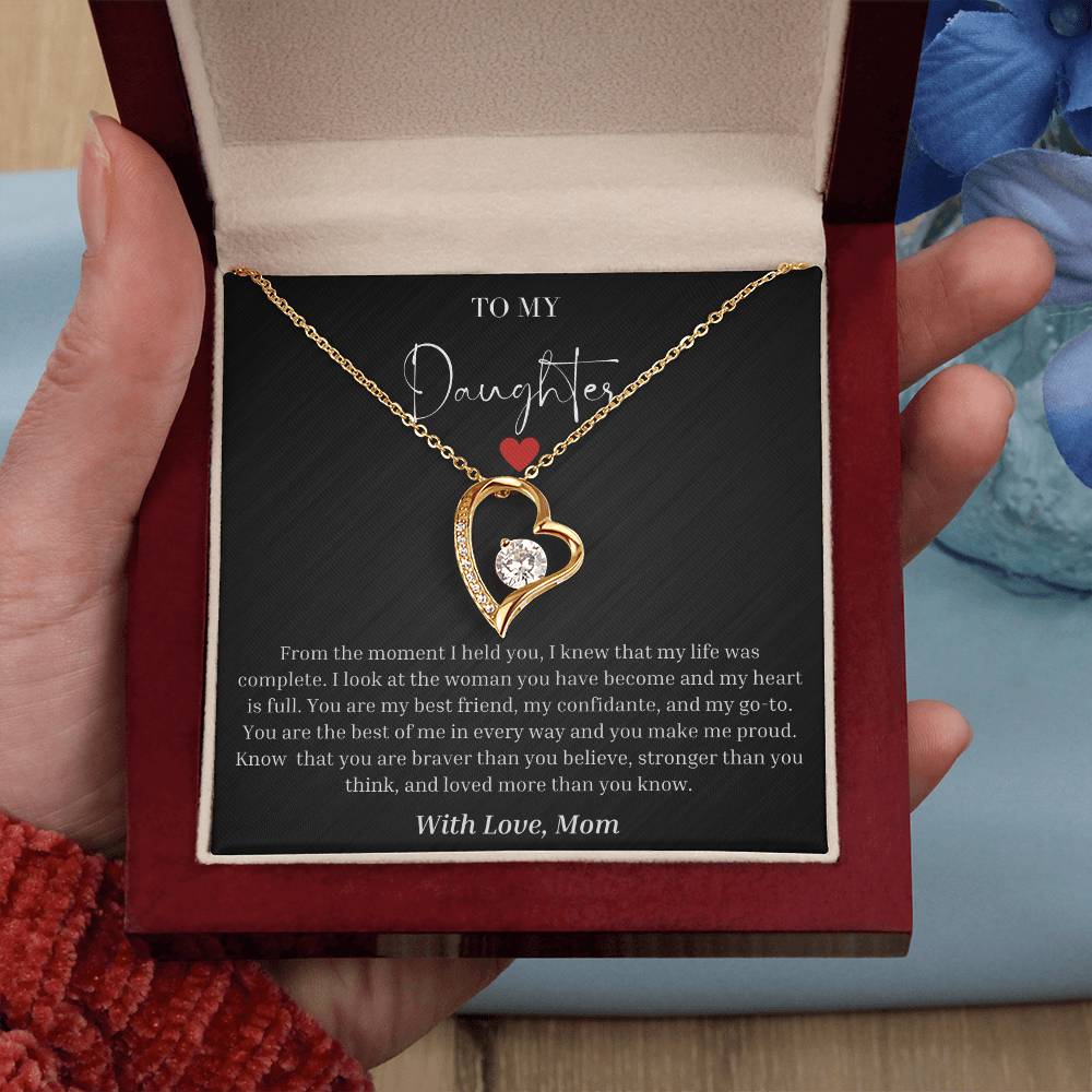 "To My Daughter" Forever Love Necklace