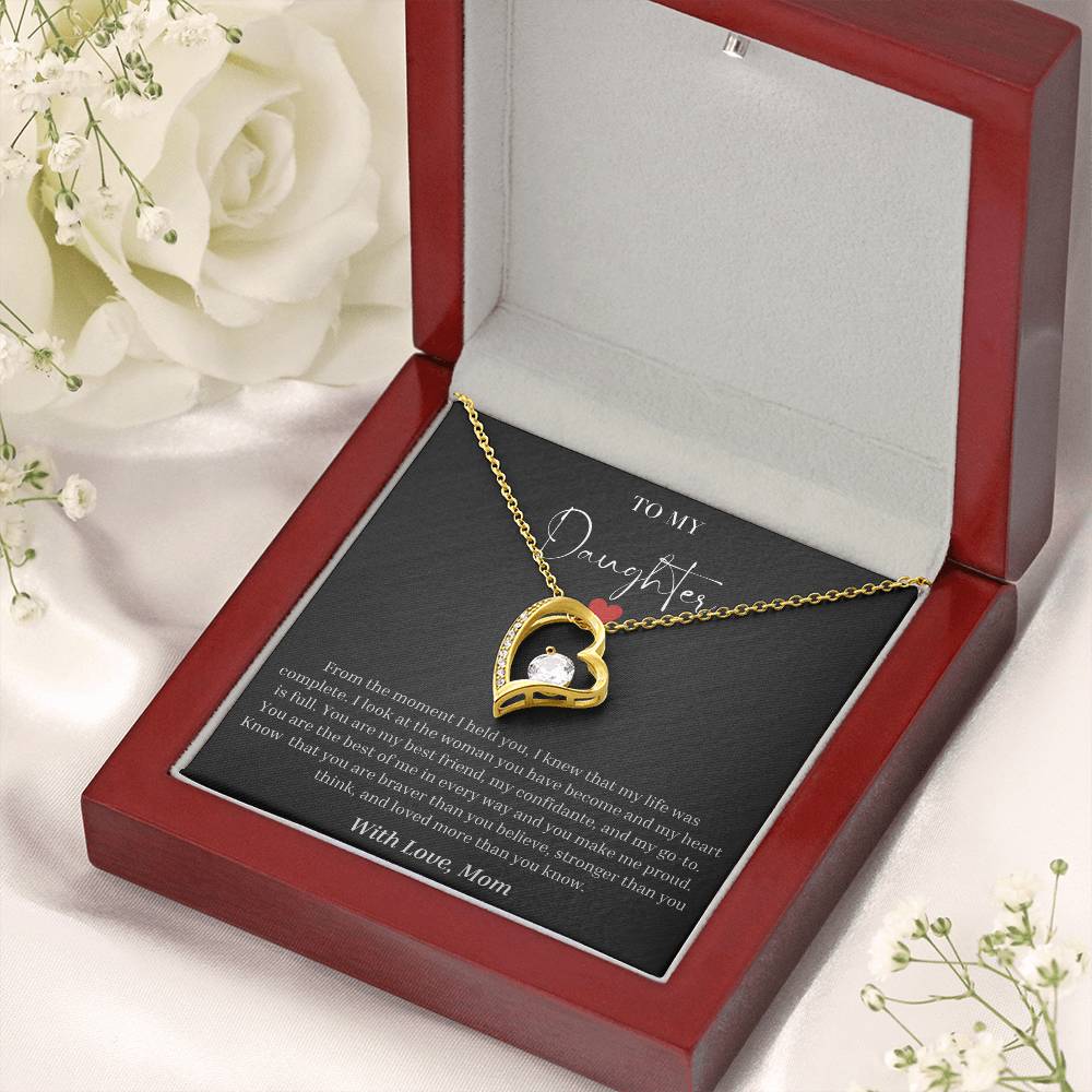 "To My Daughter" Forever Love Necklace