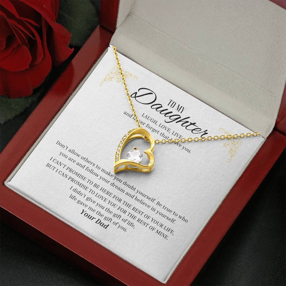 Forever Love "Laugh, Love, Live - From Dad" Necklace