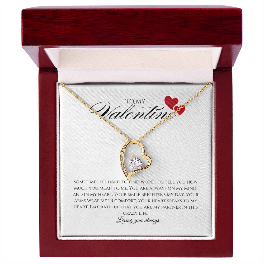"Heart for My Heart" Forever Love Necklace