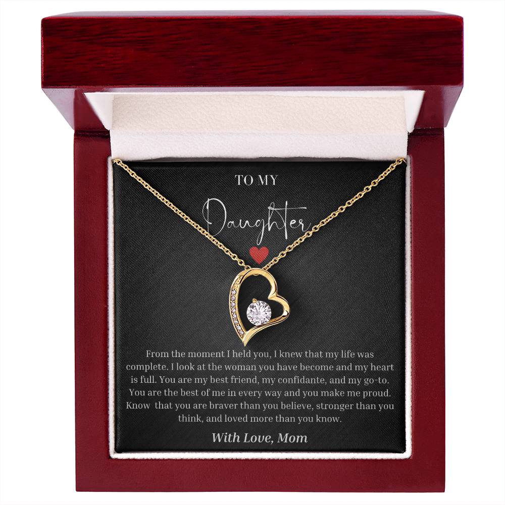 "To My Daughter" Forever Love Necklace