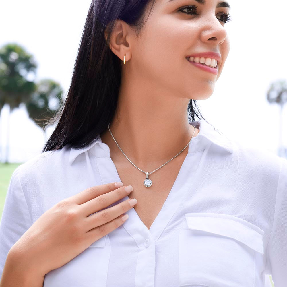 To My Daughter "The Best of Me" Hope Necklace