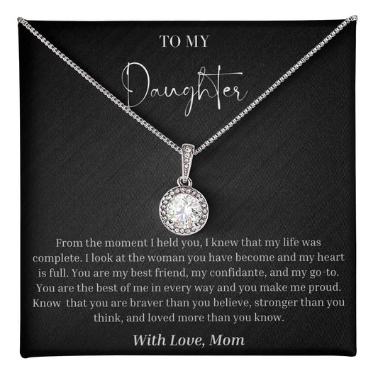 To My Daughter "The Best of Me" Hope Necklace