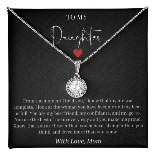 To My Daughter "You are the Best of Me" Eternal Hope Necklace