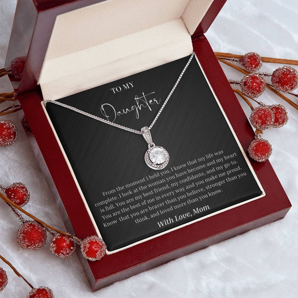 To My Daughter "The Best of Me" Hope Necklace