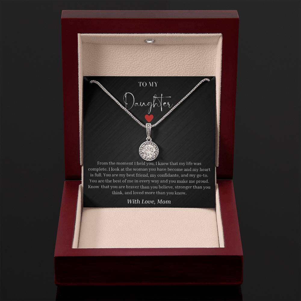 To My Daughter "You are the Best of Me" Eternal Hope Necklace