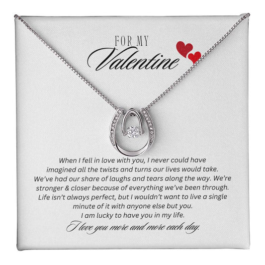 "For My Valentine" Lucky in Love necklace