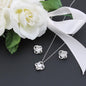 Love Knot "To My One & Only" Necklace and Earring Set