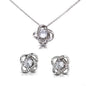 Love Knot "To My One & Only" Necklace and Earring Set