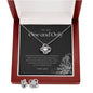 Love Knot "To My One & Only" Necklace and Earring Set
