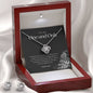 Love Knot "To My One & Only" Necklace and Earring Set