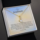 "To my Soulmate - I am Where I Belong" Alluring Beauty Necklace