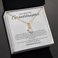"To My Beautiful Granddaughter" Alluring Necklace