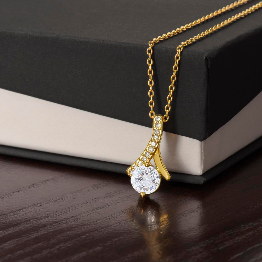 "To My Beautiful Granddaughter" Alluring Necklace