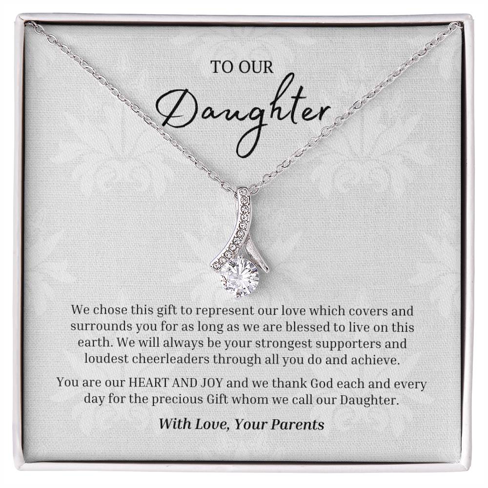"To Our Heart and Joy" Allure Necklace for Our Daughter