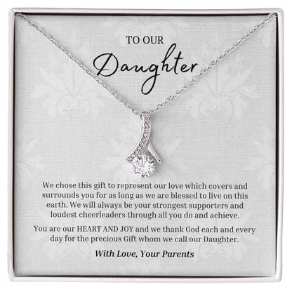 "To Our Heart and Joy" Allure Necklace for Our Daughter