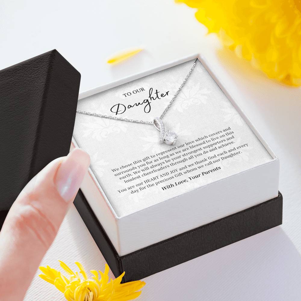 "To Our Heart and Joy" Allure Necklace for Our Daughter